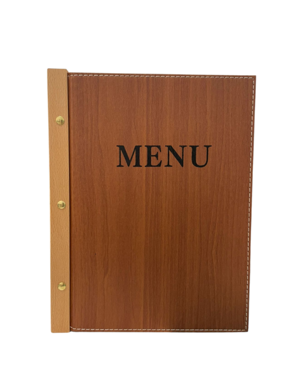 MENU RESTORANTI DRURI NGJYRE BEZHE/KAFE 8865A/988