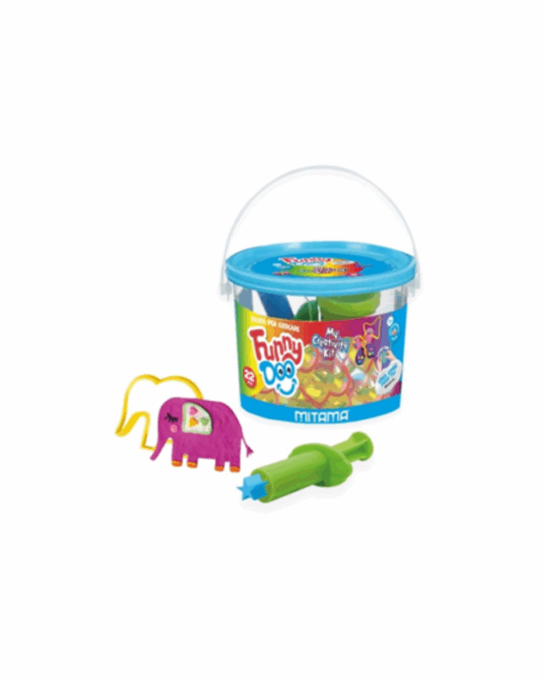 PLASTELINE FUNNY DOO KOVE KREATIVE ME AKSESORE MITAMA